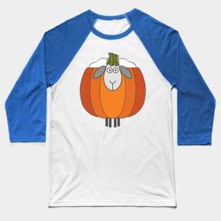 Halloween Fancy Dress Pumpkin Sheep Baseball T-Shirt